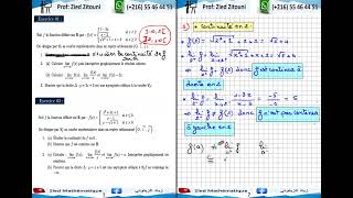 03 Limites Et Continuités Correction Exercice Rappel Cours Bac Math Science Technique Info [upl. by Shalne]