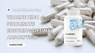 Thorne Zinc Picolinate Ensuring Optimal Absorption [upl. by Razal]