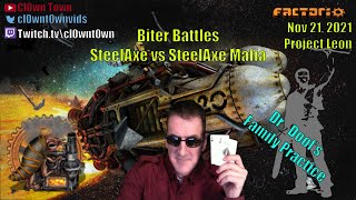 Factorio Biter Battles  Behemoth League  SteelAxe vs SteelAxe Mafia [upl. by Krum706]