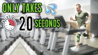 The 20Second Dash Intense HIIT Treadmill Workout [upl. by Kimball]