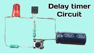 Delay timer circuit for night lamp ACDC [upl. by Niwrad]