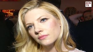 Vikings Katheryn Winnick Interview [upl. by Eelrebmik]