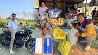 Finally Sold Green Vegetable Seed in Local Market and Earned 2800 Rupees  Mera Dream Bike [upl. by Emilio]