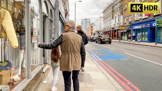 Walking around Battersea Park Road Wandsworth London Walking Tour 4K HDR [upl. by Airlee]