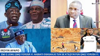 EMI O JOWU ỌMỌ YORÙBÁ YI NIGBATI OBASANJO TUN SE ATILẸYIN FUN ỌMỌ YORUBA YI [upl. by Anelra951]