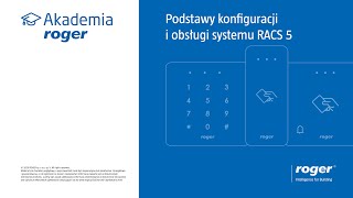 2 Podstawy konfiguracji i obsługi systemu RACS 5  ćwiczenia podstawy [upl. by Francine520]