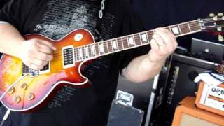 Rikk Beatty Demos Gibson Custom Les Paul Axcess Standard [upl. by Kamal]