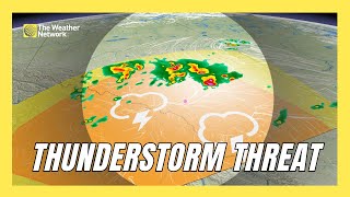 Thunderstorms Expected Across Various Parts of Canada Today [upl. by Rube245]