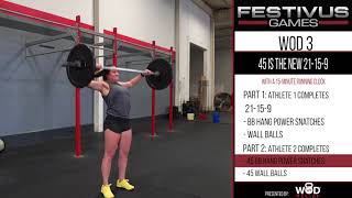 Festivus Games September 2019 SameSex Pairs WOD Standards [upl. by Neelyahs]