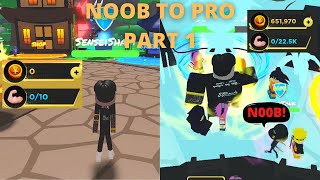 Noob To Pro  Part 1 Tundra Anime Lifting Simulator Roblox [upl. by Eirrahs]