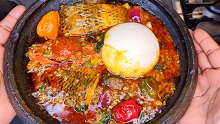 How To Make TILAPIA OKRO STEW [upl. by Aniv]