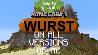 How to get Wurst Client for 189 Windows  2020 [upl. by Guod790]