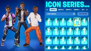 ALL FORTNITE ICON SERIES DANCES amp EMOTES [upl. by Pembroke]