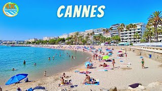 Stunning 4K Beach Walk in Cannes Croisette part 2  September 2023 Escape 🏖️ [upl. by Rimhsak]