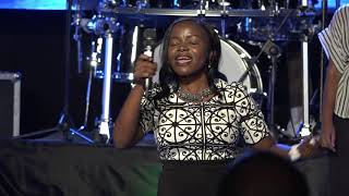 YAHWEH song JOSEPHINE MINZA at AICT MAGOMENI CHURCH Worship experience overnight [upl. by Nahshunn117]