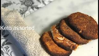 Keto  lowcarb assorted eggless cookies  biscuits [upl. by Chavey813]