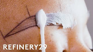 I Tried Microblading My Eyebrows For The First Time  Macro Beauty  Refinery29 [upl. by Gerrard849]