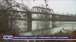 Snohomish County prepares for flooding  FOX 13 Seattle [upl. by Akital]