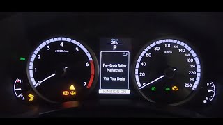 LEXUS  TOYOTA PRECOLLISION CALIBRATION by LAUNCH X431 ADAS PRO [upl. by Niltyak]