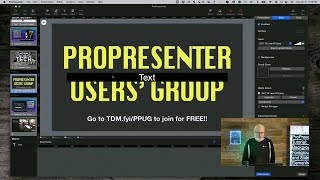 ProPresenter 7 Tutorial Foregrounds Backgrounds and slide elements when to use each [upl. by Siaht]