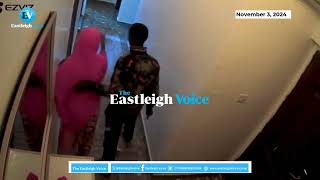 CCTV show househelp in Eastleigh allow a thief into the house to rob assault and rape a young woman [upl. by Josephine]