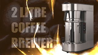 How to use 2 LITRE COFFEE BREWER  ☕︎ [upl. by Yenaj]