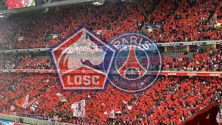 AMBIANCE LOSC  PSG LILLE  PARIS 13  DEFAITE AMERE POUR LES LILLOIS [upl. by Alayne]