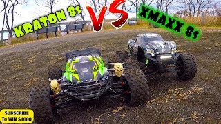 Kraton 8s vs XMAXX 8s is the Kraton 8s XMAXX KILLER [upl. by Nilac]