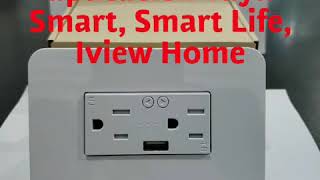 Tomacorriente Inteligente WIFI Tuya Smart 2 tomas  1 USB [upl. by Romilda13]