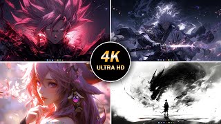 TOP 10 Best ANIME Live Wallpapers Lively Wallpaper  Free download rainmeter animewallpapers [upl. by Sewel273]