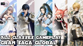 Gran Saga All Classes Combat Showcase MMORPG Mobile on AndroidiOS [upl. by Shermy]