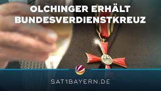 Auszeichnung für Entwicklungshilfe Olchinger erhält Bundesverdienstkreuz [upl. by Haida132]