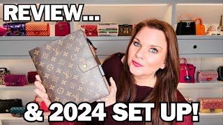 5 YEAR LOUIS VUITTON GM AGENDA REVIEW amp PLANNER SET UP FOR 2024 minimal planning [upl. by Oiruam]