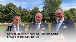 Novum im Kölner Karneval Das ist Kölns erstes queeres Dreigestirn [upl. by Aggi]