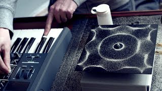 Cymatics Chladni Plate  Sound Vibration and Sand [upl. by Eremehc]