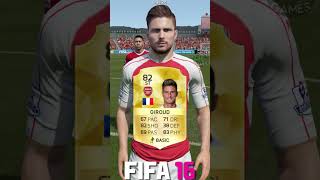 Olivier Giroud FIFA evolution 1224 shorts eafc24 fc24 fifa giroud milan arsenal [upl. by Onairelav]