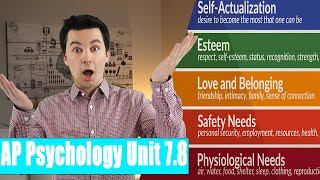 Humanistic Theories Of Personality AP Psychology Unit 7 Topic 8 78 [upl. by Nueoht438]