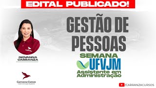 UFVJM  Gestão de Pessoas [upl. by Morez]