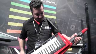 NAMM 2014 Korg\s New Keytar [upl. by Yrrok]