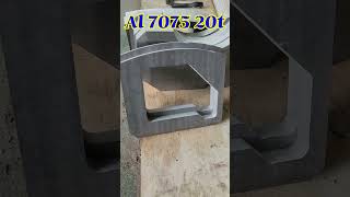 워터젯 가공 사례 172  Al 7075 20t cutting 두랄루민 7075는 워터젯으로 가공하세요 Waterjet Cutting Case Studies 172th [upl. by Otreblada]