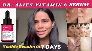 Dr alies vitamin c 15 face serum  honest review 2024 [upl. by Tito]