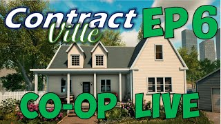 ContractVille EP 6 LIVE STREAM  WOW This is FUN  Another Douglas Job amp Starting to Build a House [upl. by Weiman909]