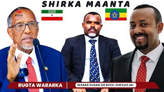 DEG DEG Shirka Maanta Addis Ababa Kudhexmaray Abiy Axmed amp Muuse Biixi Maxa Lagafilayaa shirkaas [upl. by Narrad]