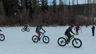 Hinton Growler fat bike race start 2024 [upl. by Faubert]