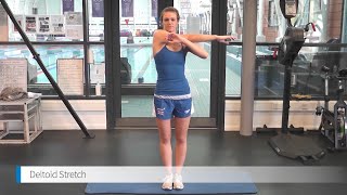 How to do a deltoid stretch [upl. by Gill]