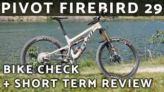 The Pivot Firebird 29  Bike Check amp Short Term Review [upl. by Naivart]