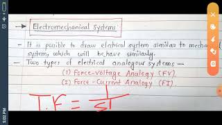 Electromechanical System [upl. by Lodhia]