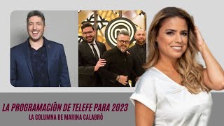 La nueva programación de telefe para 2023 los detalles en la columna de Marina Calabró [upl. by Charo328]