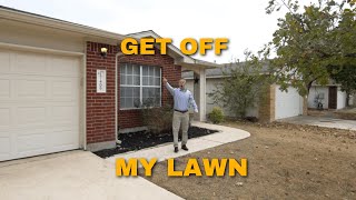 CRAZY Old Man Kicks Me Off his Lawn for No Reason [upl. by Yahc661]