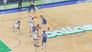 Dallas Mavericks Arena Sounds 2 Christian Wood Buzzer Beater [upl. by Bolitho]